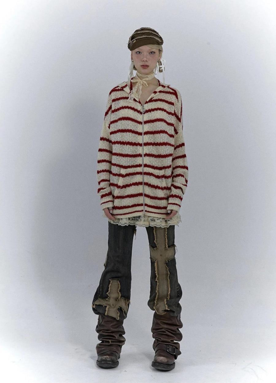 Rabbit Ears Hooded Cardigan Jacket Rabbit Ears Hooded Cardigan Jacket