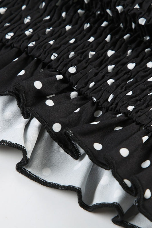 Retro Polka Dot Halter Cami Blouse Retro Polka Dot Halter Cami Blouse