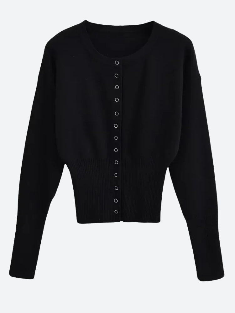 Ribbed Slim Fit Cardigan Ribbed Slim Fit Cardigan
