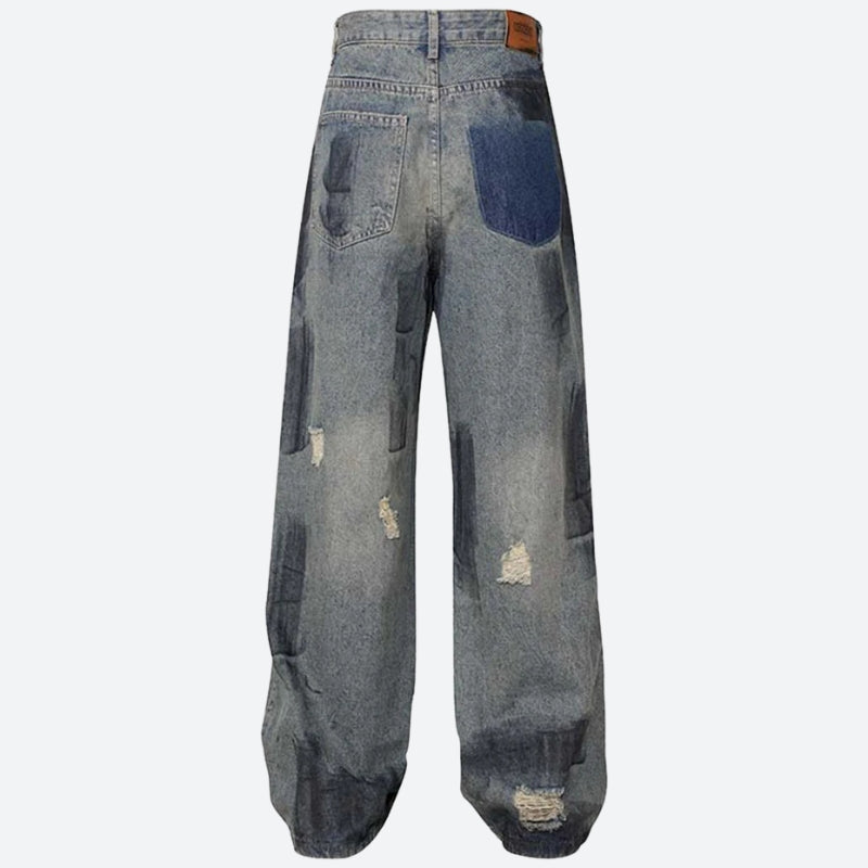 Ripped Denim Jeans Ripped Denim Jeans