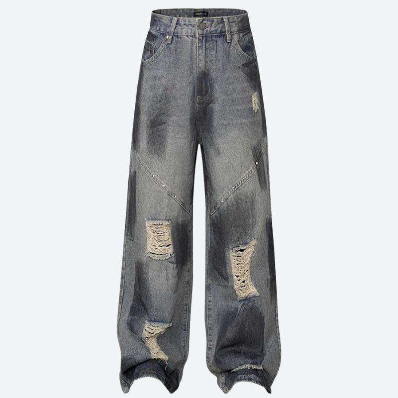 Ripped Denim Jeans Ripped Denim Jeans