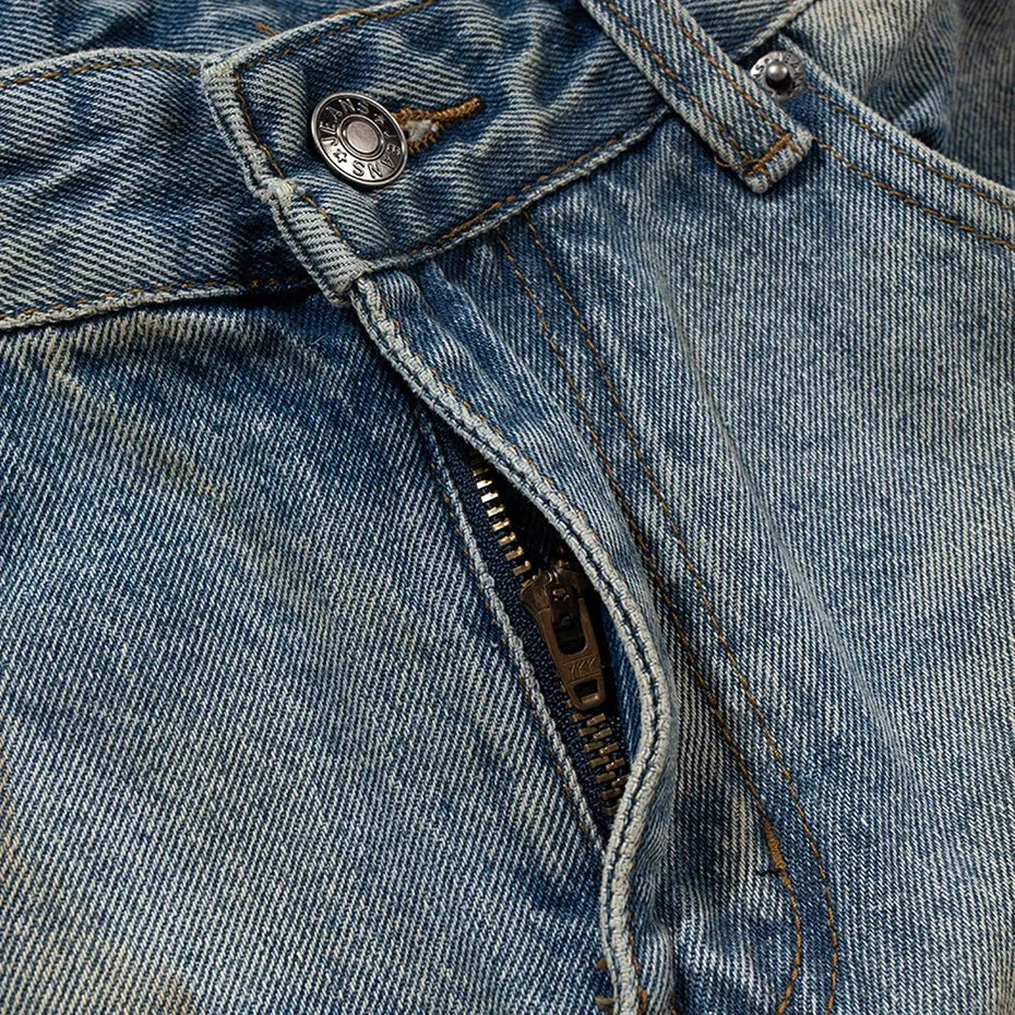 Ripped Wide Leg Denim Jeans Ripped Wide Leg Denim Jeans