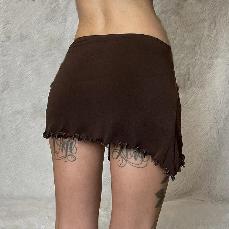 Ruched Mini Skirt Ruched Mini Skirt