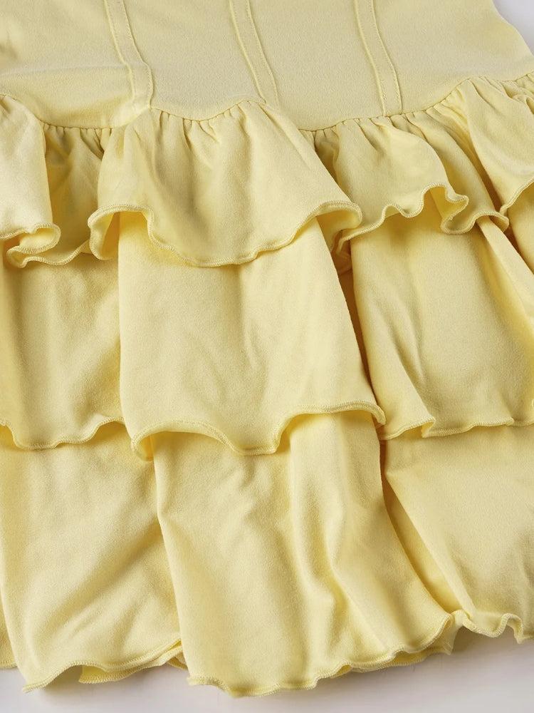 Ruffled Halter Mini Dress Ruffled Halter Mini Dress