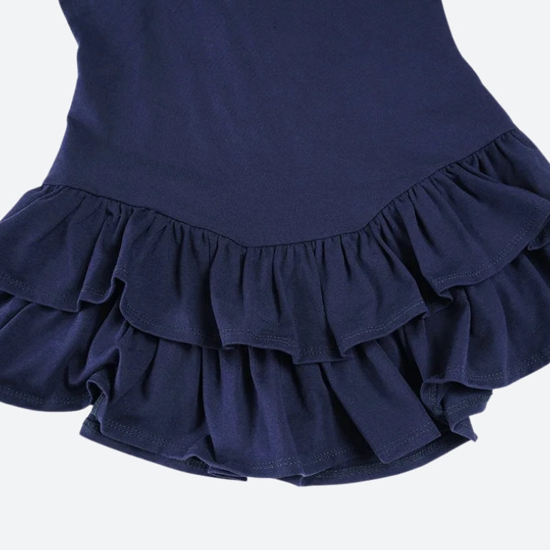 Ruffled Polo Mini Dress Ruffled Polo Mini Dress