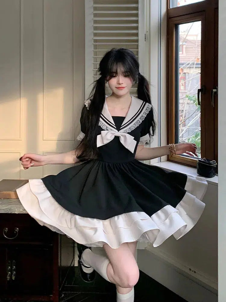 Sailor Collar Mini Dress Sailor Collar Mini Dress
