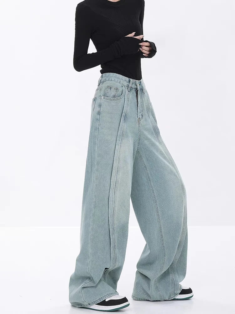 Seam Line Wide Leg Jeans Seam Line Wide Leg Jeans