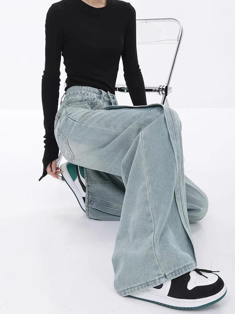 Seam Line Wide Leg Jeans Seam Line Wide Leg Jeans