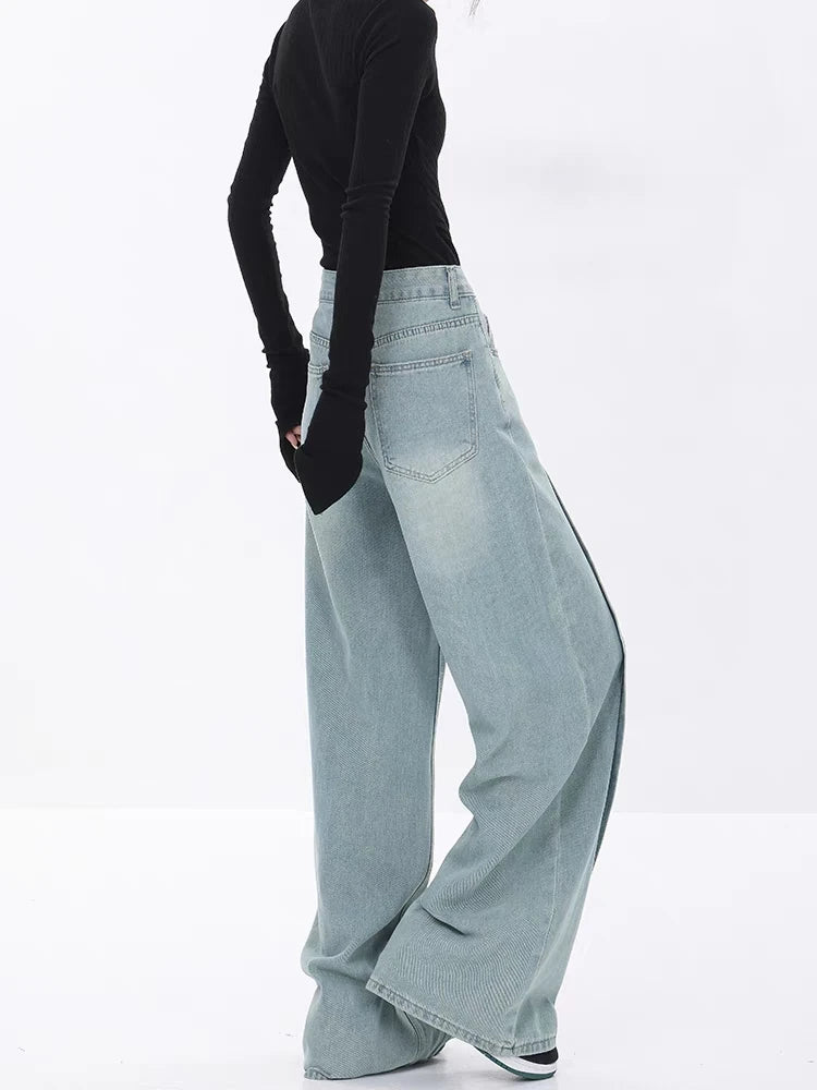 Seam Line Wide Leg Jeans Seam Line Wide Leg Jeans