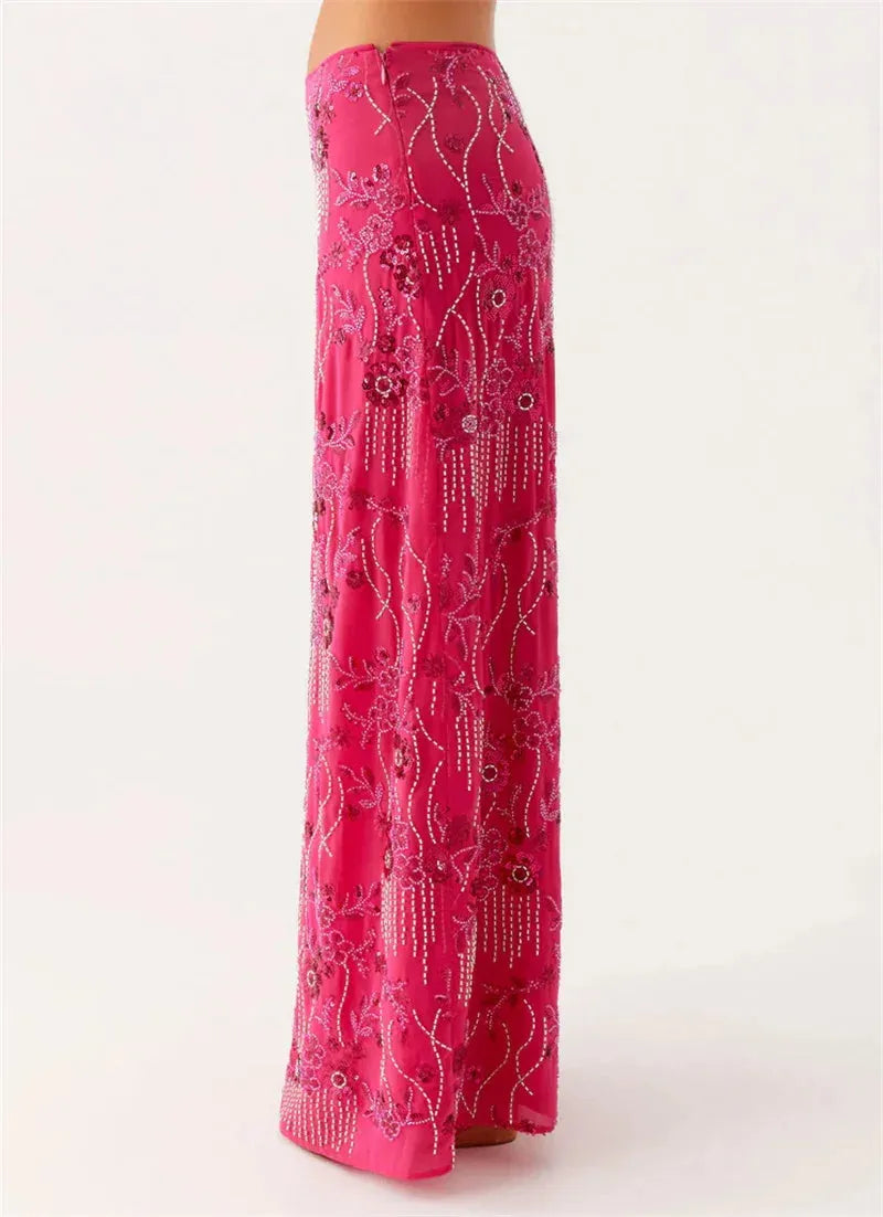 Sequin Embellished Maxi Skirt Sequin Embellished Maxi Skirt