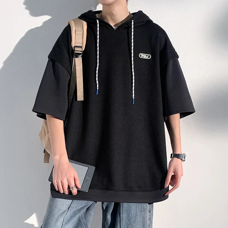 Short Sleeve Hoodie Short Sleeve Hoodie