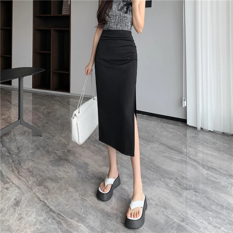 Side Slit Midi Skirt Side Slit Midi Skirt
