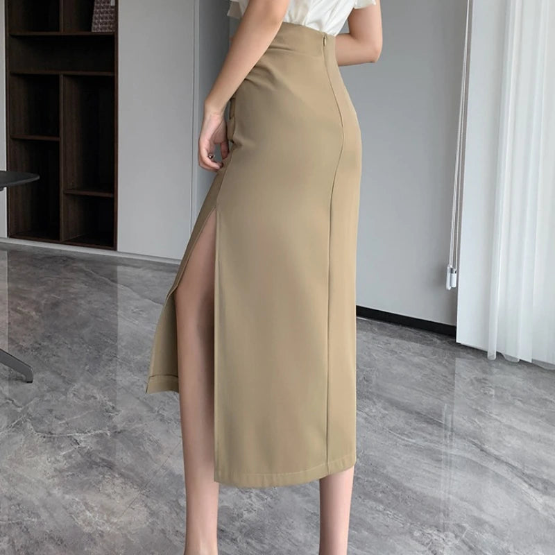 Side Slit Midi Skirt Side Slit Midi Skirt