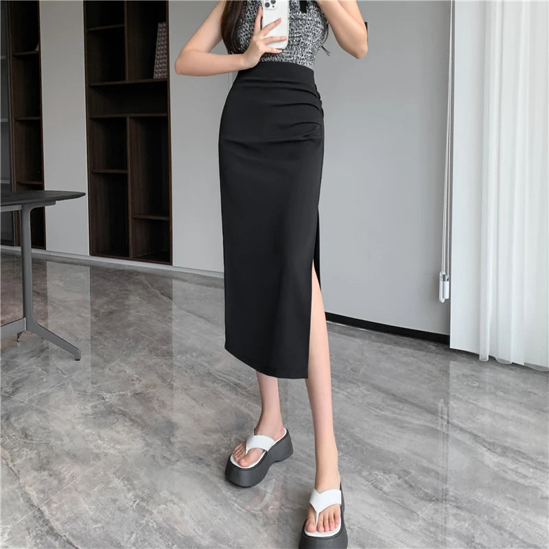 Side Slit Midi Skirt Side Slit Midi Skirt