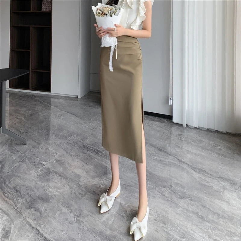 Side Slit Midi Skirt Side Slit Midi Skirt