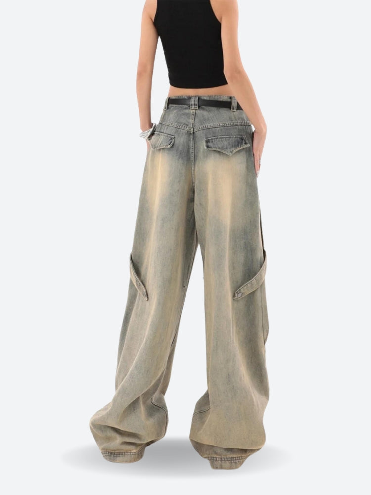 Skater Layered Denim Jeans Skater Layered Denim Jeans