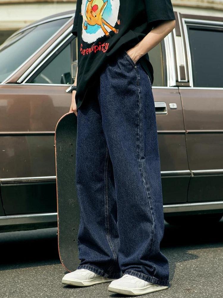 Skater Wide Leg Denim Jeans Skater Wide Leg Denim Jeans