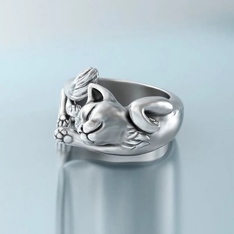 Sleeping Cat Ring Sleeping Cat Ring