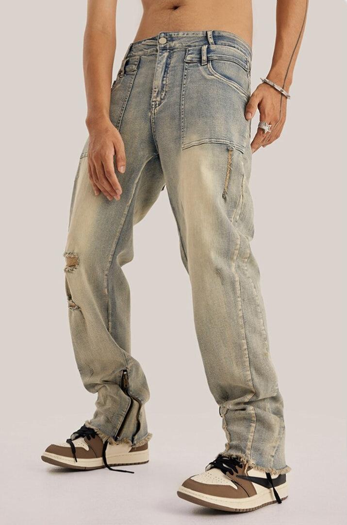 Slim Leg Ripped Jeans Slim Leg Ripped Jeans