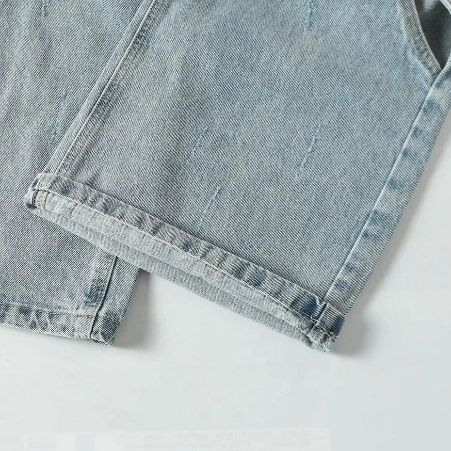 Snap Button Cut Out Jeans Snap Button Cut Out Jeans