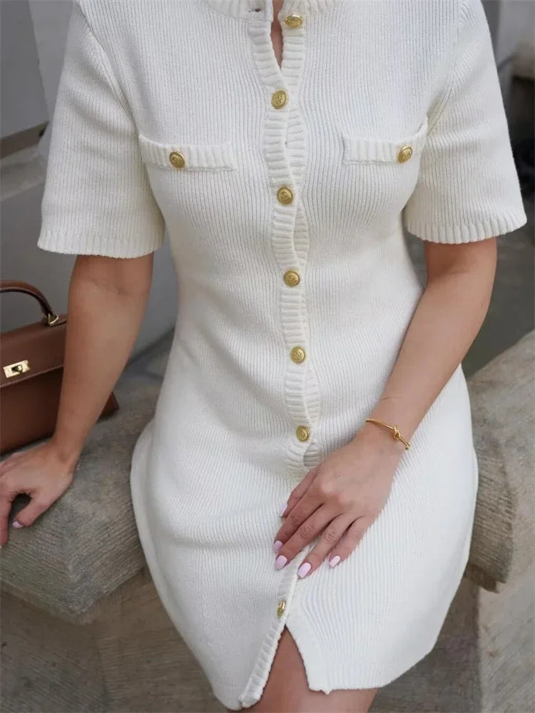 Soft Girl Button Up Mini Dress Soft Girl Button Up Mini Dress