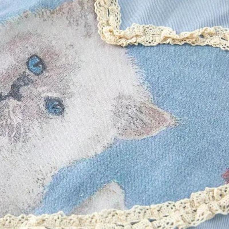 Soft Girl Cat Heart Mini Skirt Soft Girl Cat Heart Mini Skirt