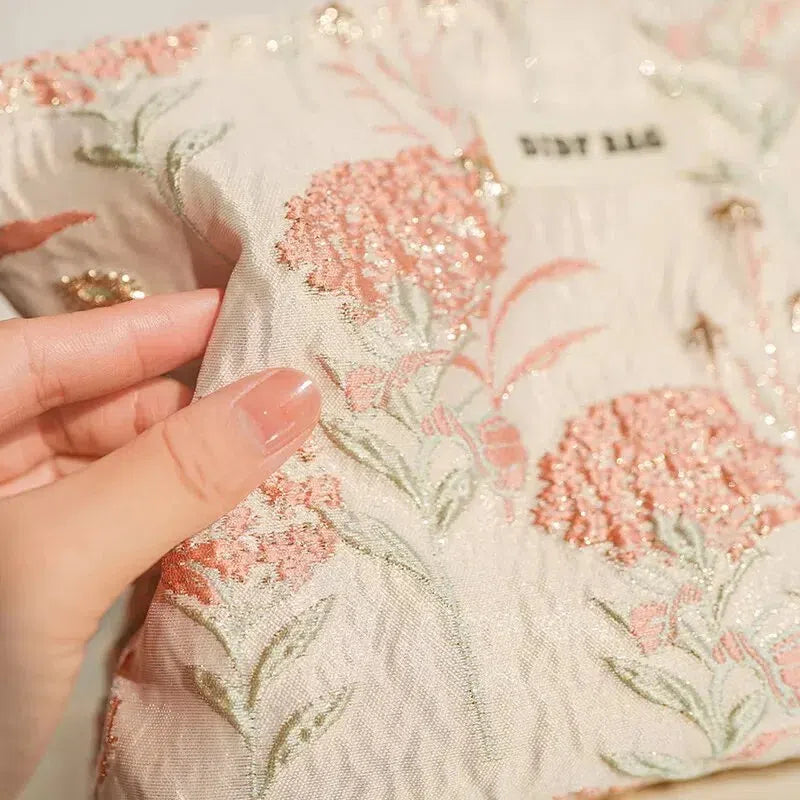 Soft Girl Floral Makeup Bag Soft Girl Floral Makeup Bag