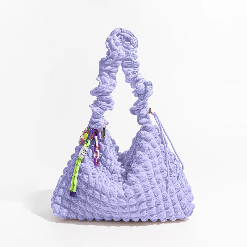 Soft Girl Quilted Ruched Hobo Bag Soft Girl Quilted Ruched Hobo Bag