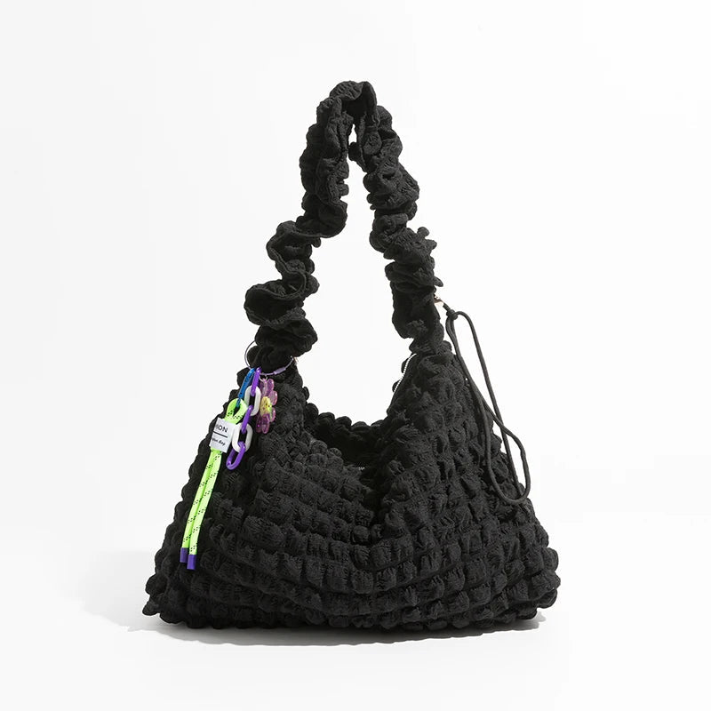 Soft Girl Quilted Ruched Hobo Bag Soft Girl Quilted Ruched Hobo Bag