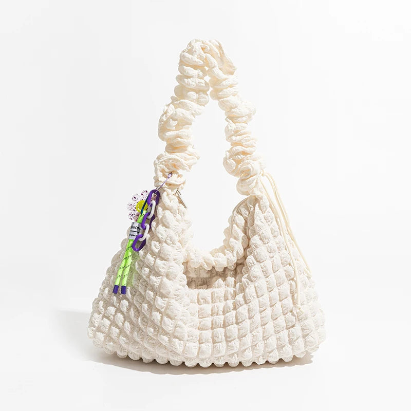 Soft Girl Quilted Ruched Hobo Bag Soft Girl Quilted Ruched Hobo Bag