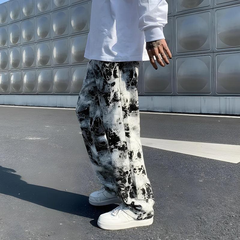 Spray Paint Straight Leg Jeans Spray Paint Straight Leg Jeans