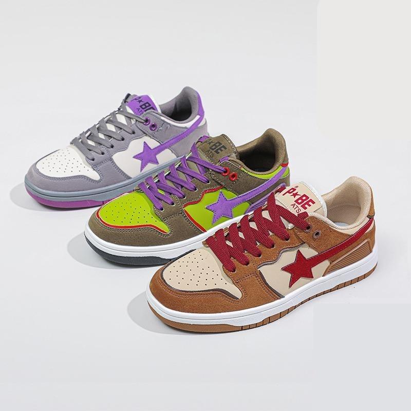 Star Embroidered Multicolor Sneakers Star Embroidered Multicolor Sneakers