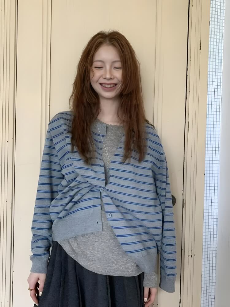 Striped Cardigan Striped Cardigan
