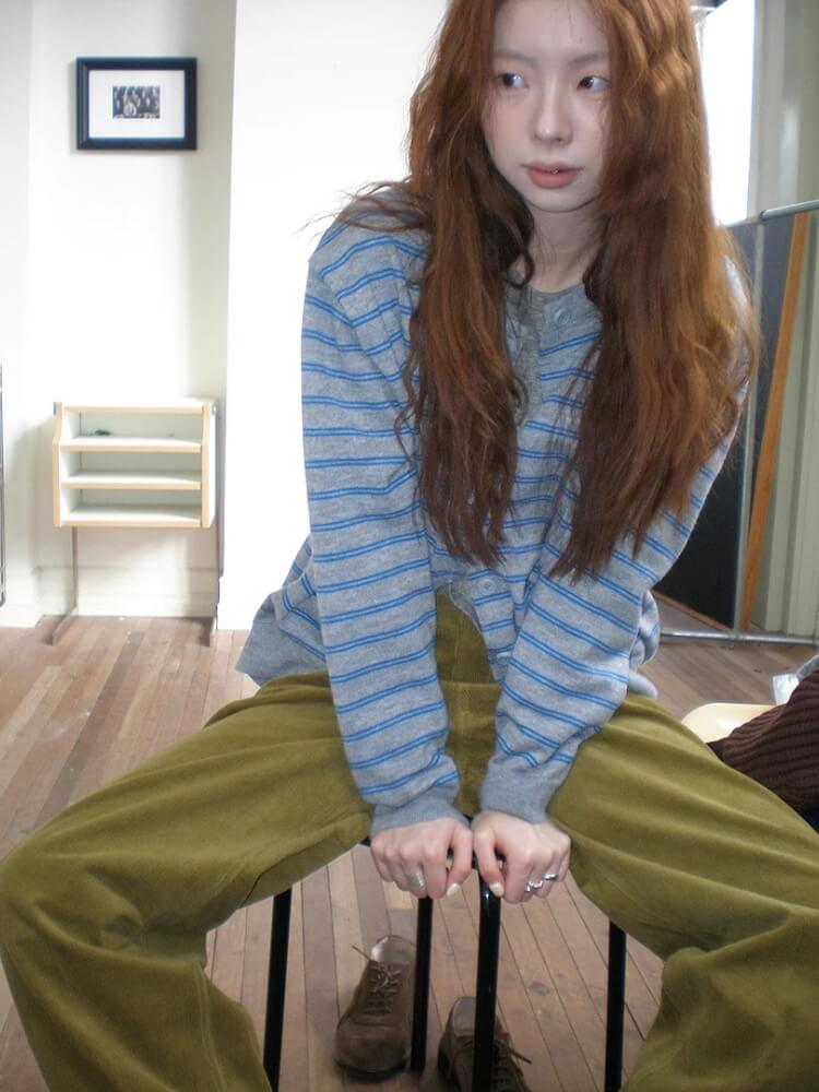 Striped Cardigan Striped Cardigan