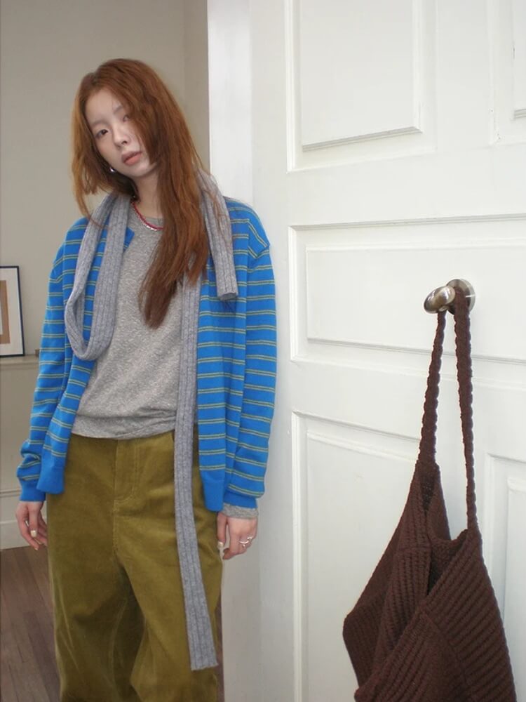 Striped Cardigan Striped Cardigan