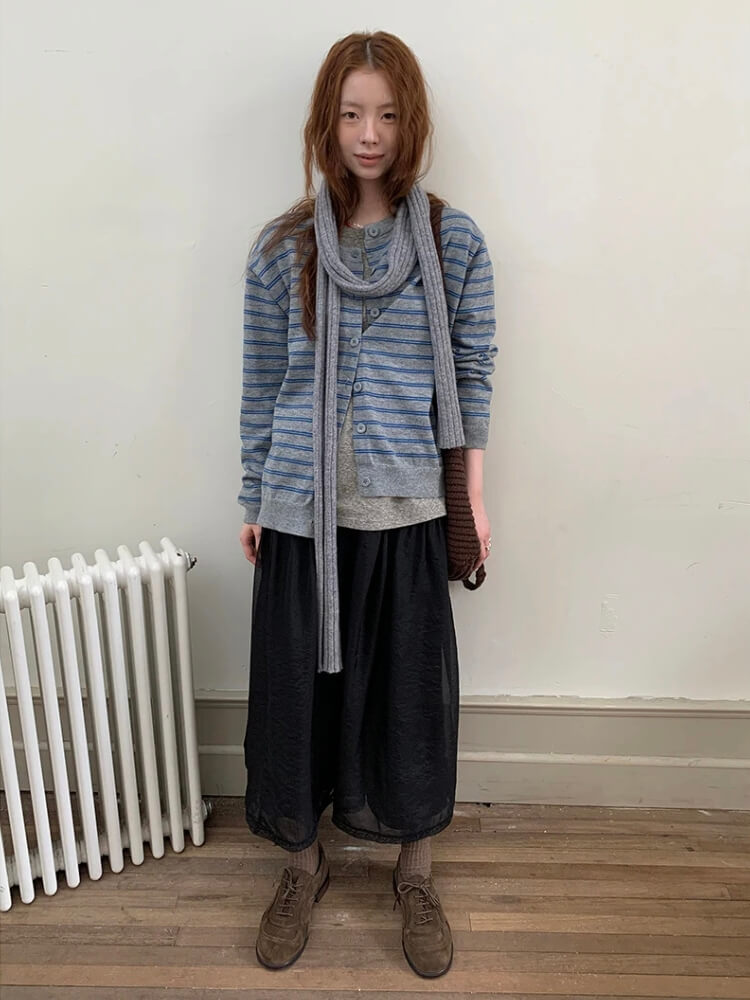 Striped Cardigan Striped Cardigan