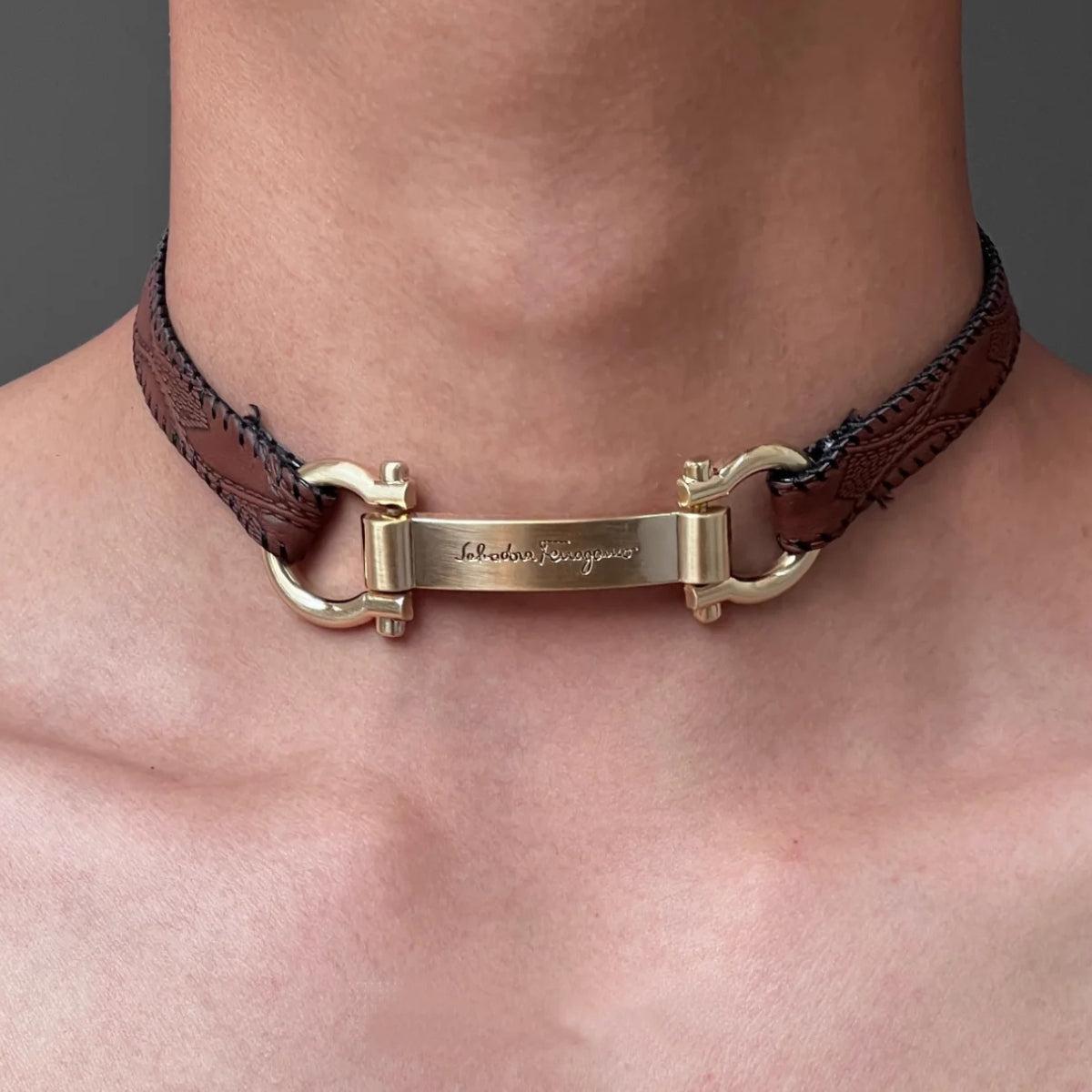 Tag Choker Necklace Tag Choker Necklace