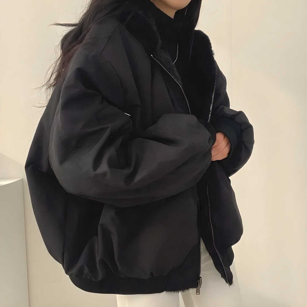 Teddy Reversible Hooded Jacket Teddy Reversible Hooded Jacket