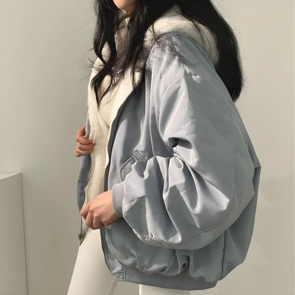 Teddy Reversible Hooded Jacket Teddy Reversible Hooded Jacket