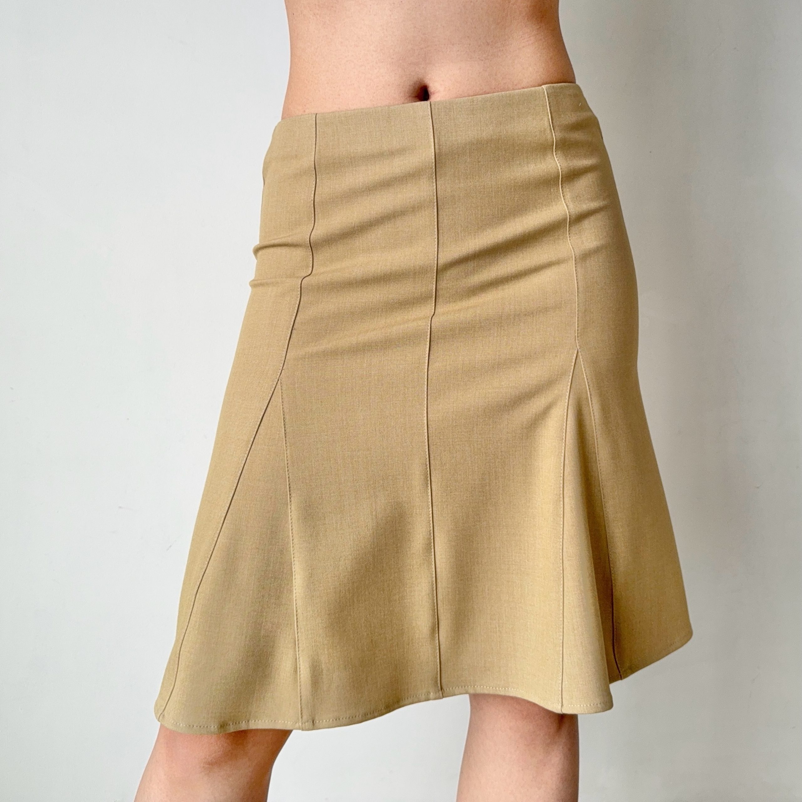 Women's Bodycon Fishtail Skirt - Mid-Waist A-Line Design, Versatile and Slimming European and American Style