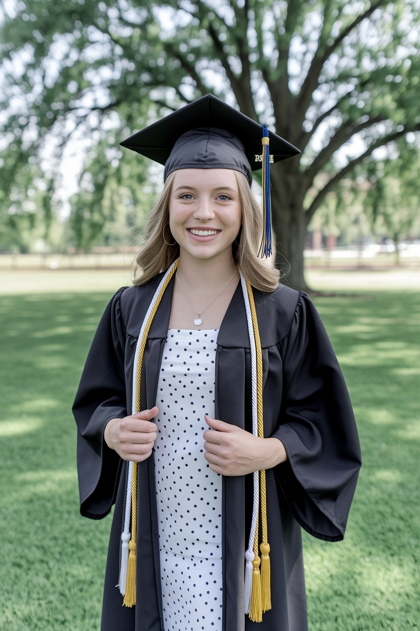 Stylish 8th Grade Graduation Outfit Ideas for Young Teens outfit idea