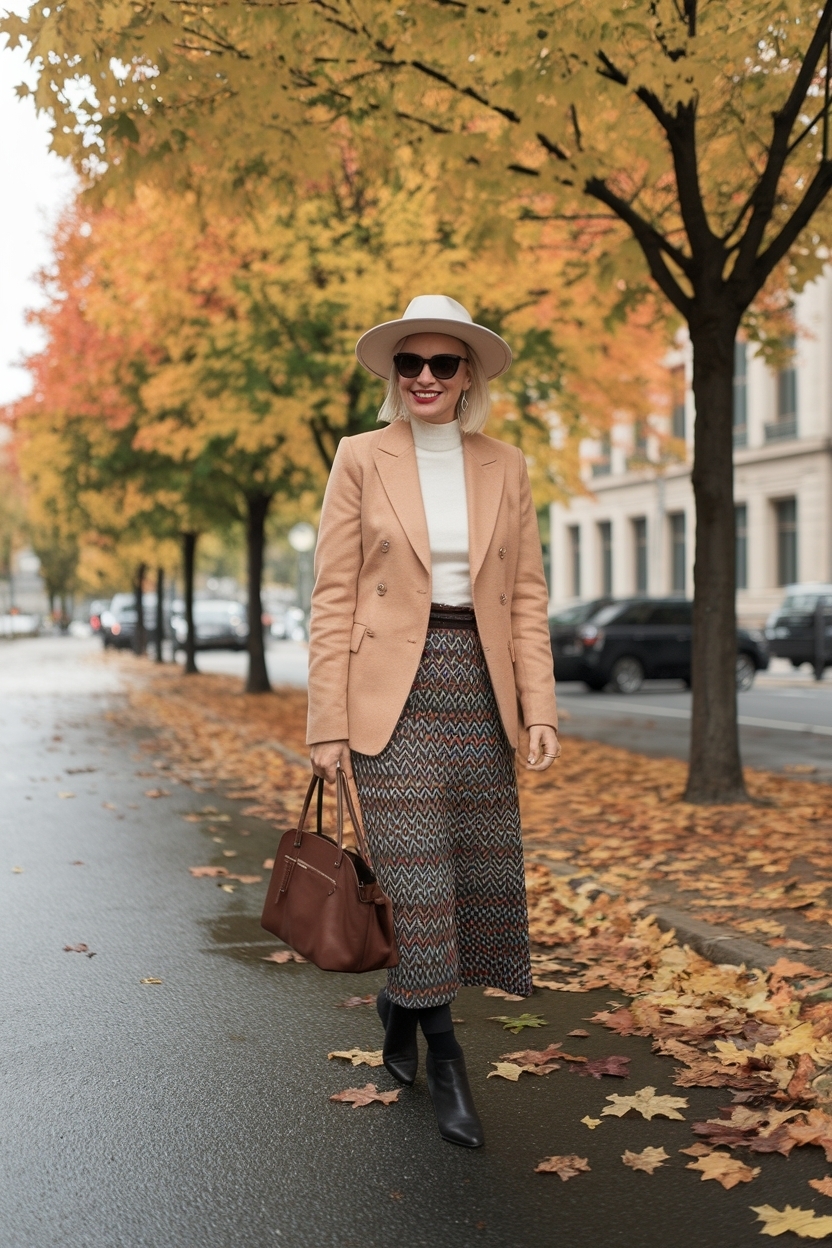 Stylish Autumn Outfits for Women Over 40 to Embrace This Season outfit idea