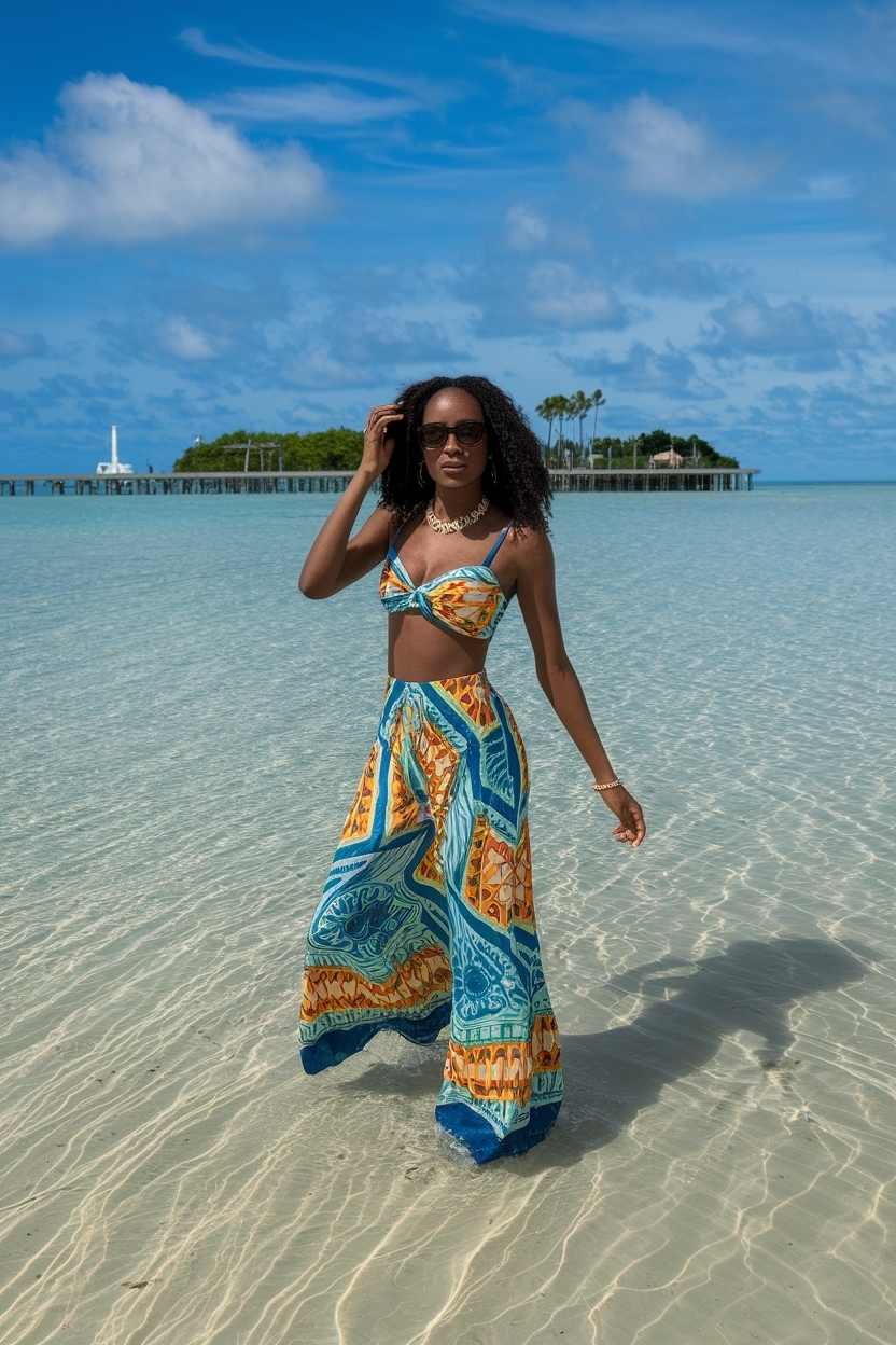 Baddie Island Vacation Outfits Black Women Love outfit idea