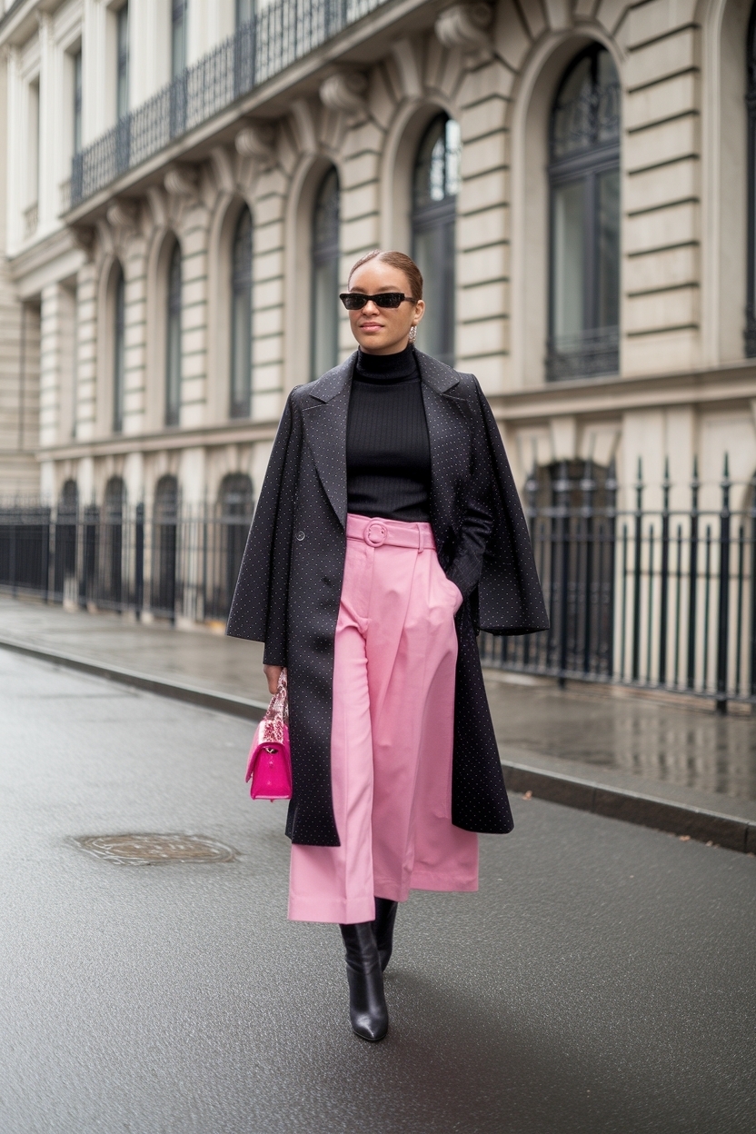 Black and Pink Outfit Ideas for Trendy Combinations outfit idea