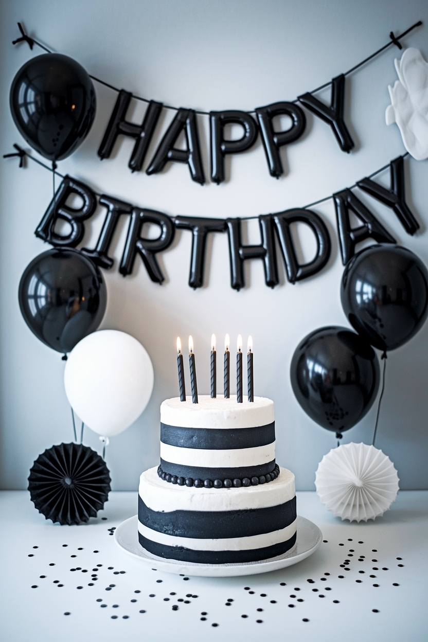 Chic Black and White Birthday Outfit Ideas to Celebrate outfit idea