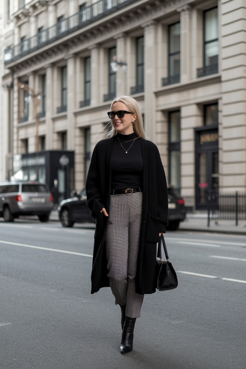 Black Cardigan Outfit Ideas for Women: Chic and Versatile outfit idea