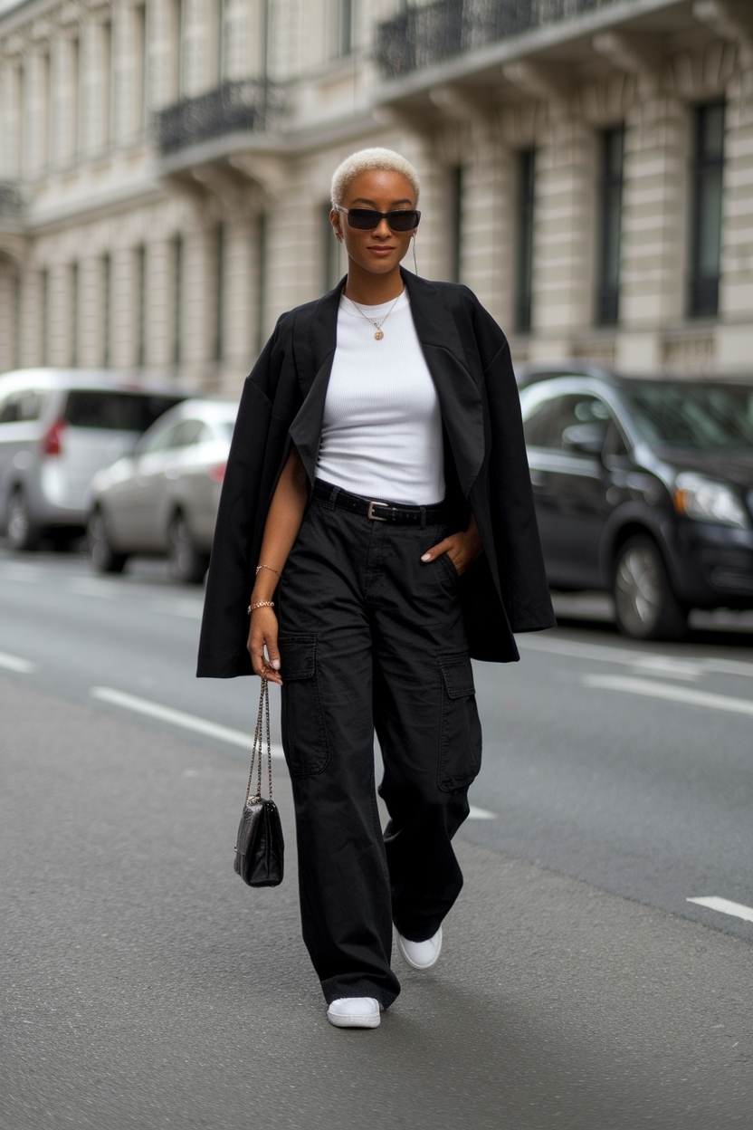 Black Cargo Pants Outfit Street Style: Must-Have Combinations outfit idea