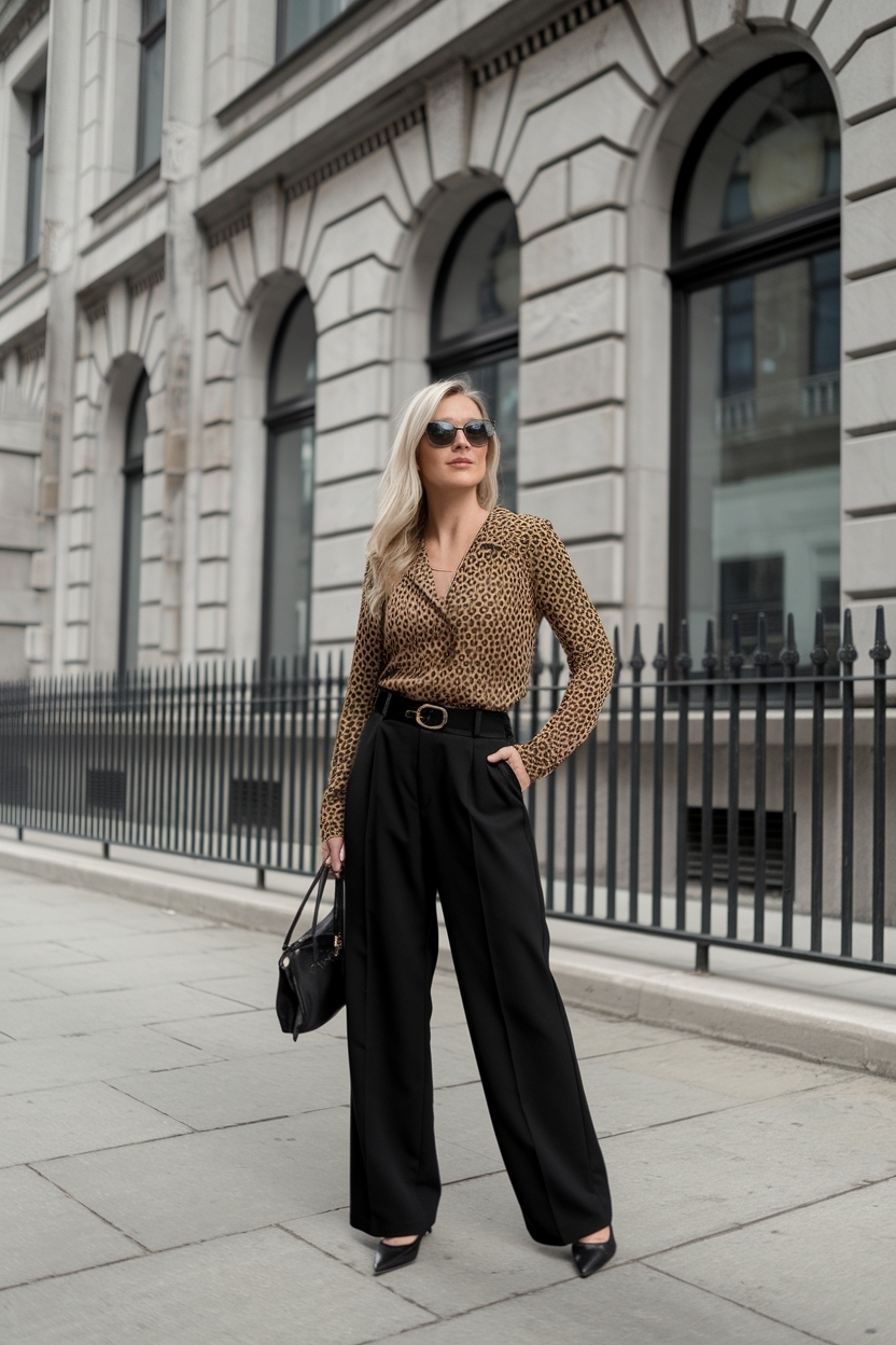 Chic Business Casual Outfits Black Pants for Every Occasion outfit idea