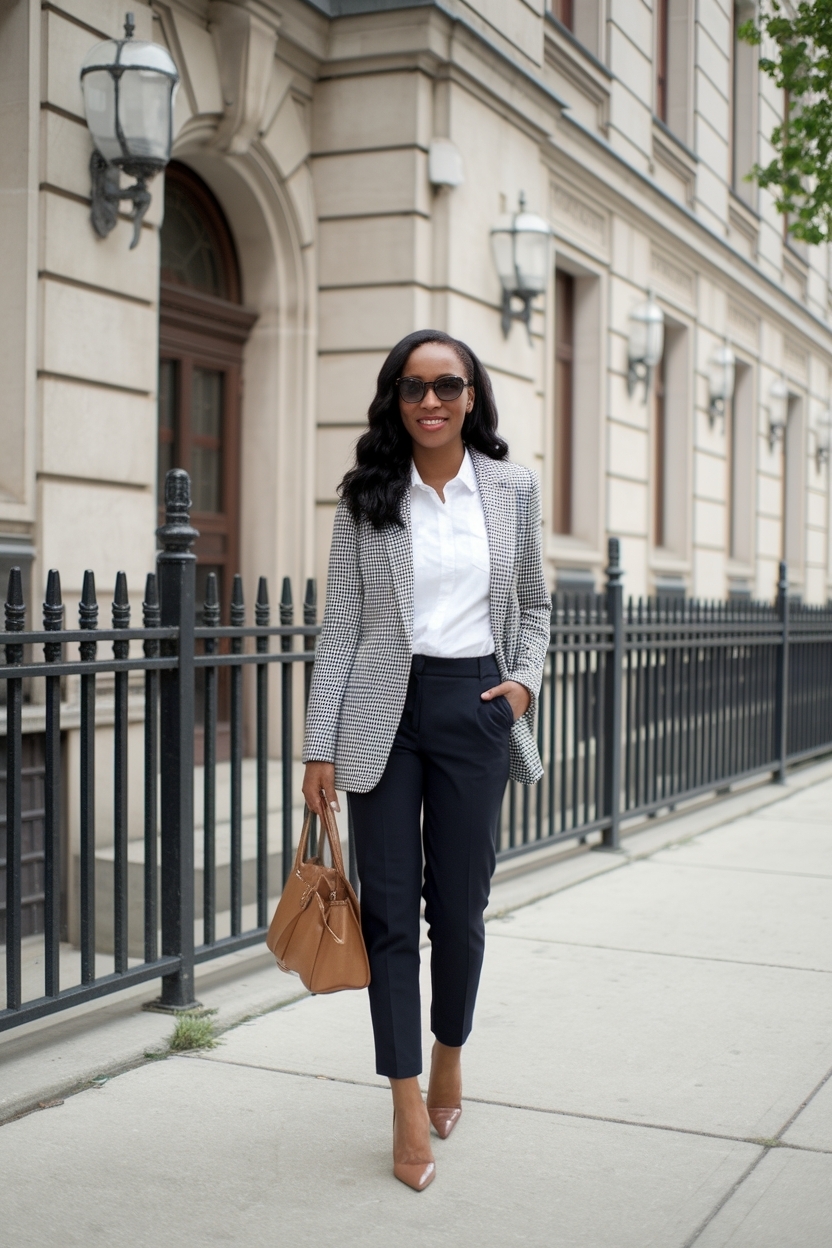 Elegant Business Casual Outfits for Black Women to Try outfit idea