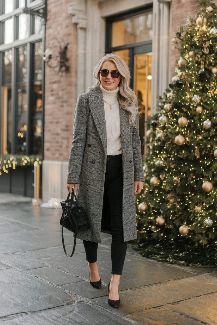 Stylish Business Casual Outfits for Women This Christmas outfit idea